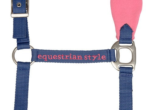 Halfterset F/S16 summerblue Kerbl mit Führleine Pony/Cob